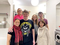 Teilnehmer am Eis-Workshop 18.01.2025 in der Lieblingseis Eismanufaktur, Waldseer Straße 21, in Biberach