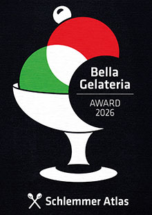 Award Bella Gelateria 2026 Schlemmeratlas Deutschland